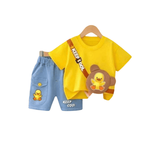 Baby & Kids 2pcs Printed T-shirt Set (3mths - 6yrs) - Childrengoods